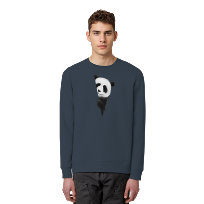 Panda Bär Illustration - Organic Basic Unisex Sweatshirt