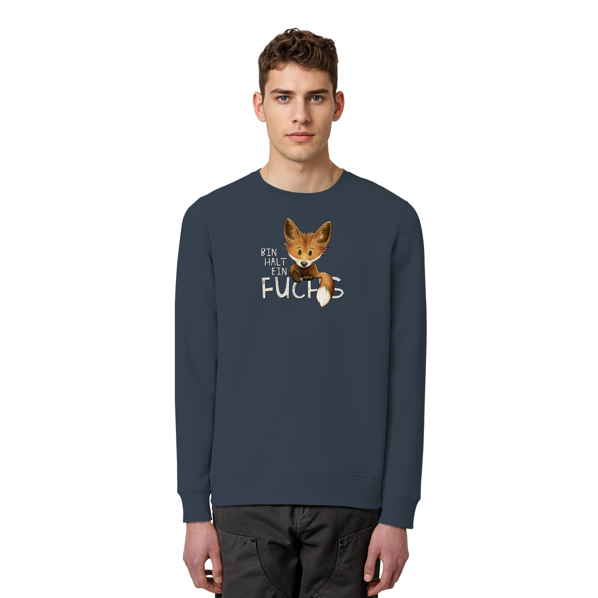 Bin halt ein Fuchs - Organic Basic Unisex Sweatshirt