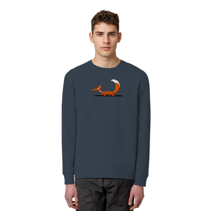 Lässiger cooler Fuchs | Mr. Fox, der Schleicher - Organic Basic Unisex Sweatshirt