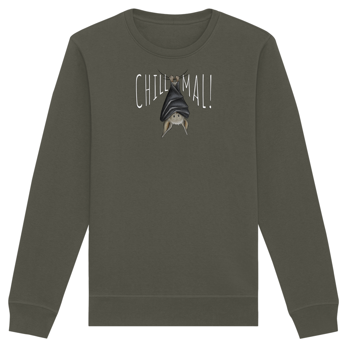 Chill Mal gemütliche Fledermaus - Organic Basic Unisex Sweatshirt