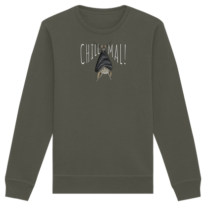 Chill Mal gemütliche Fledermaus - Organic Basic Unisex Sweatshirt