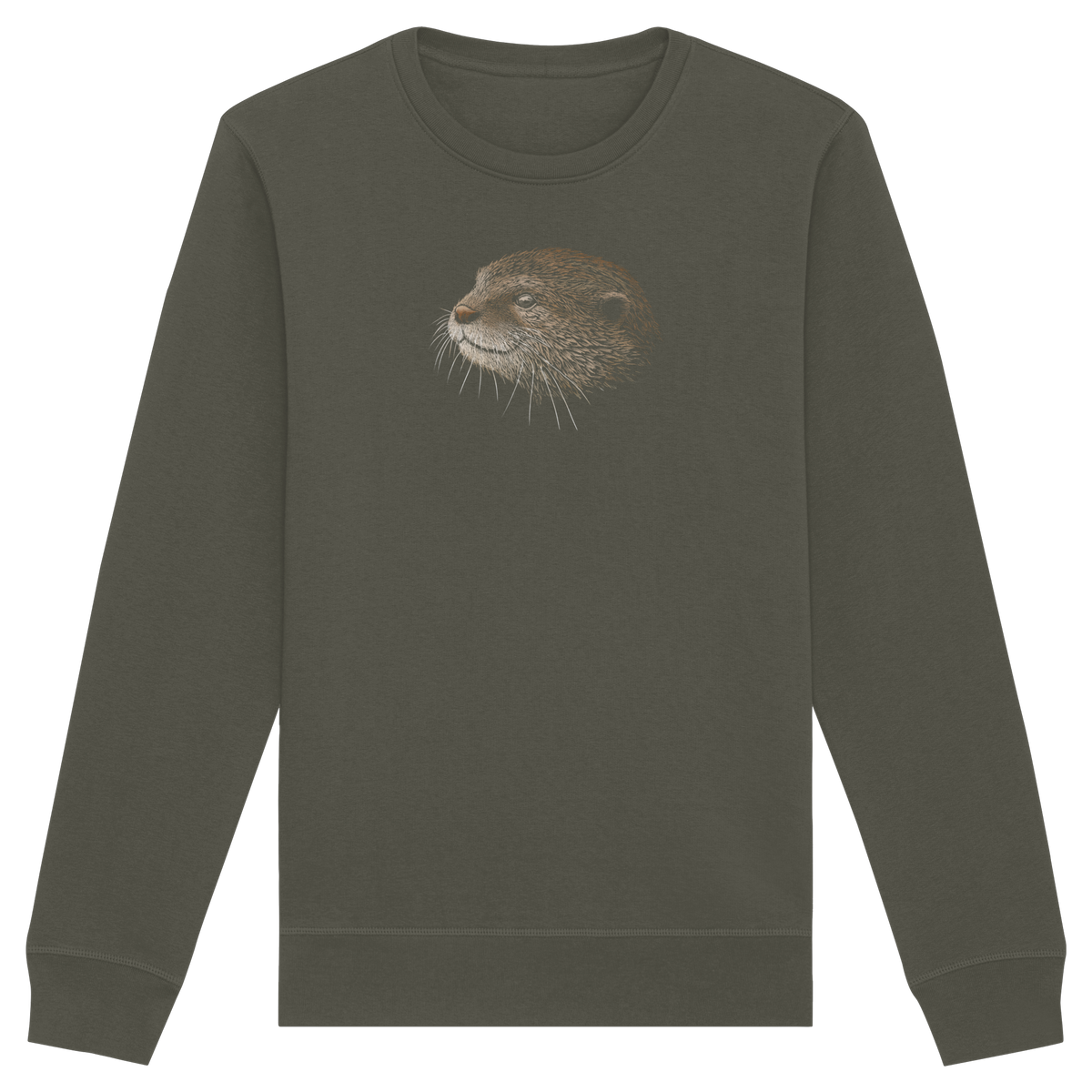 Otter Bleistift Zeichnung KritzelKunst - Organic Basic Unisex Sweatshirt