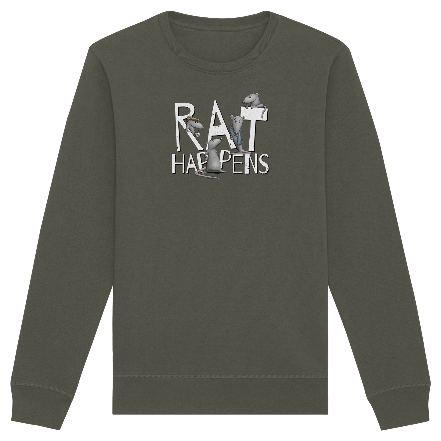 Rat Happens Ratten - Organic Basic Unisex Sweatshirt