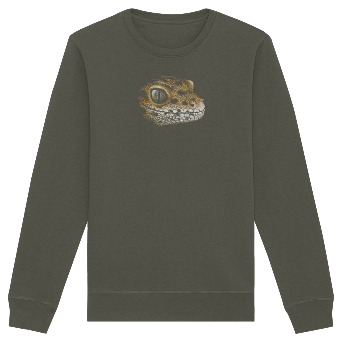 Leopard Gecko Skizze Kritzelkunst - Organic Basic Unisex Sweatshirt