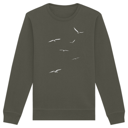 Vogelschwarm – Traum vom Fliegen - Organic Basic Unisex Sweatshirt