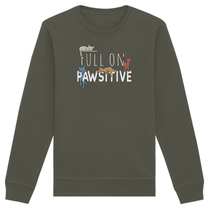 Full On Pawsitive! Gechillte Katzen - Organic Basic Unisex Sweatshirt