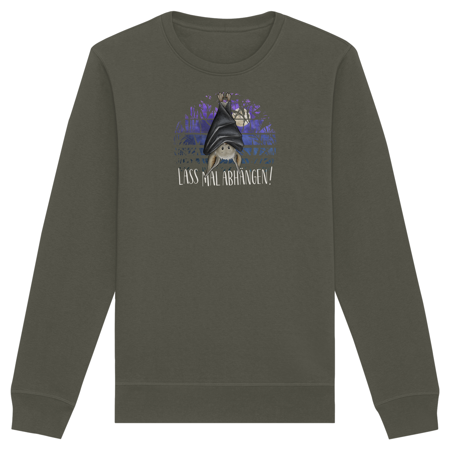 Lass mal abhängen Fledermaus - Organic Basic Unisex Sweatshirt