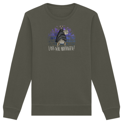 Lass mal abhängen Fledermaus - Organic Basic Unisex Sweatshirt