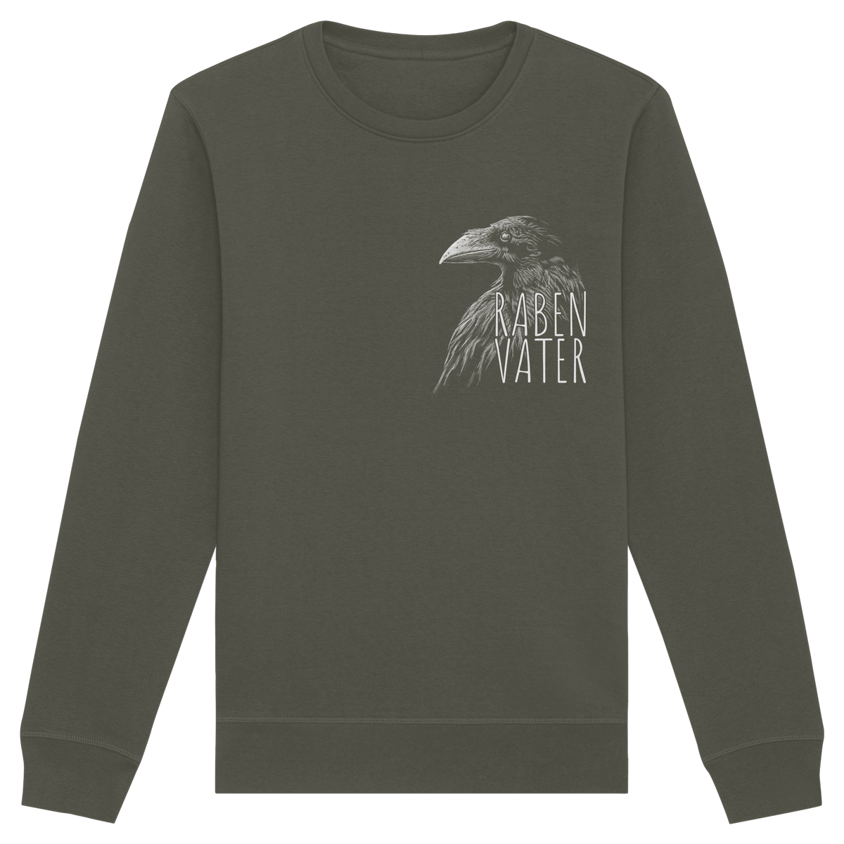 Rabenvater schwarzer Rabe Krähe - Organic Basic Unisex Sweatshirt
