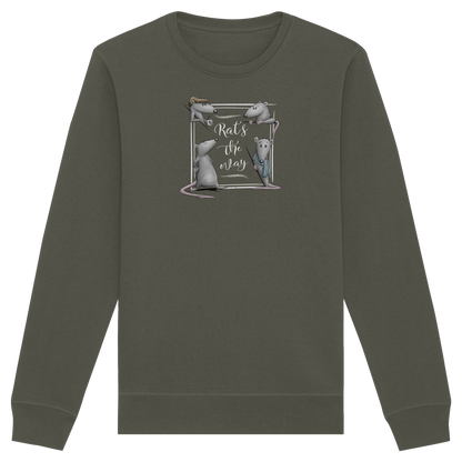 Rat’s The Way Kaffeehaus Ratten - Organic Basic Unisex Sweatshirt