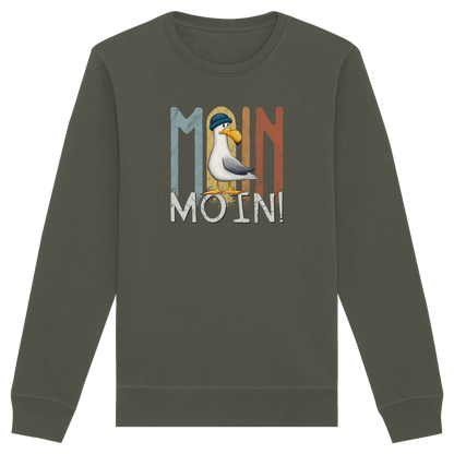 Moin Moin norddeutsche Möwe - Organic Basic Unisex Sweatshirt