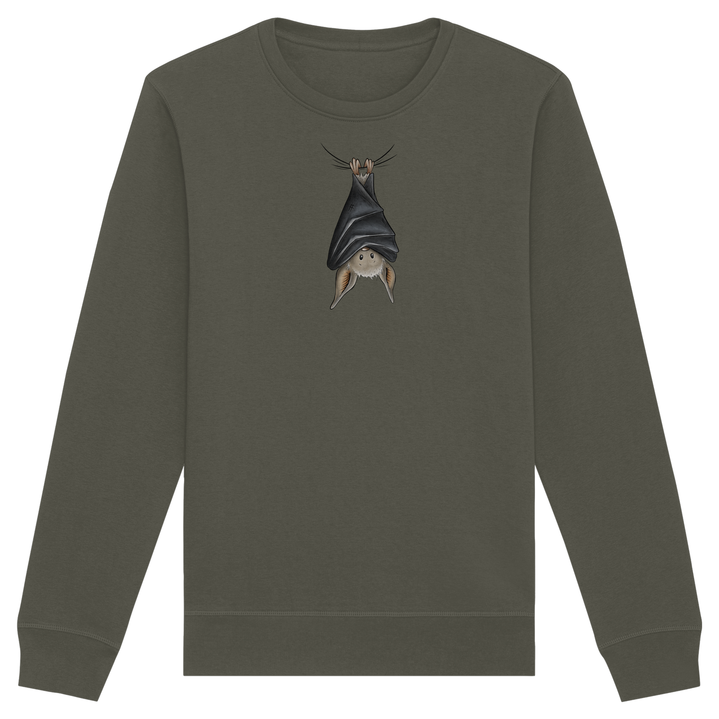 Lustig chillende Fledermaus - Organic Basic Unisex Sweatshirt
