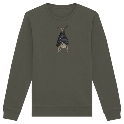 Lustig chillende Fledermaus - Organic Basic Unisex Sweatshirt
