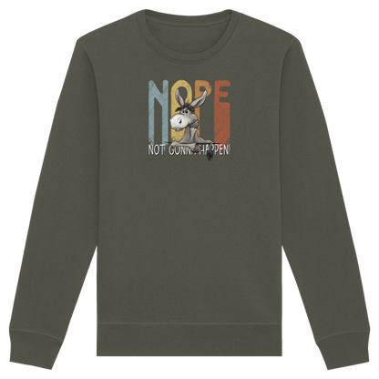 Nope | bockiger Esel - Organic Basic Unisex Sweatshirt