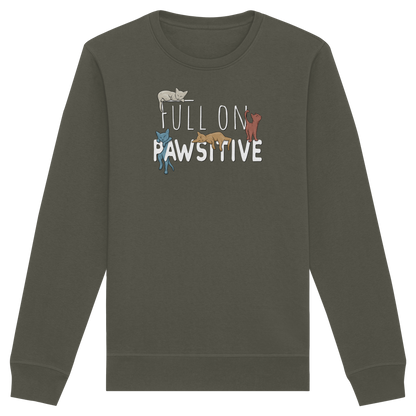 Full On Pawsitive! Gechillte Katzen - Organic Basic Unisex Sweatshirt