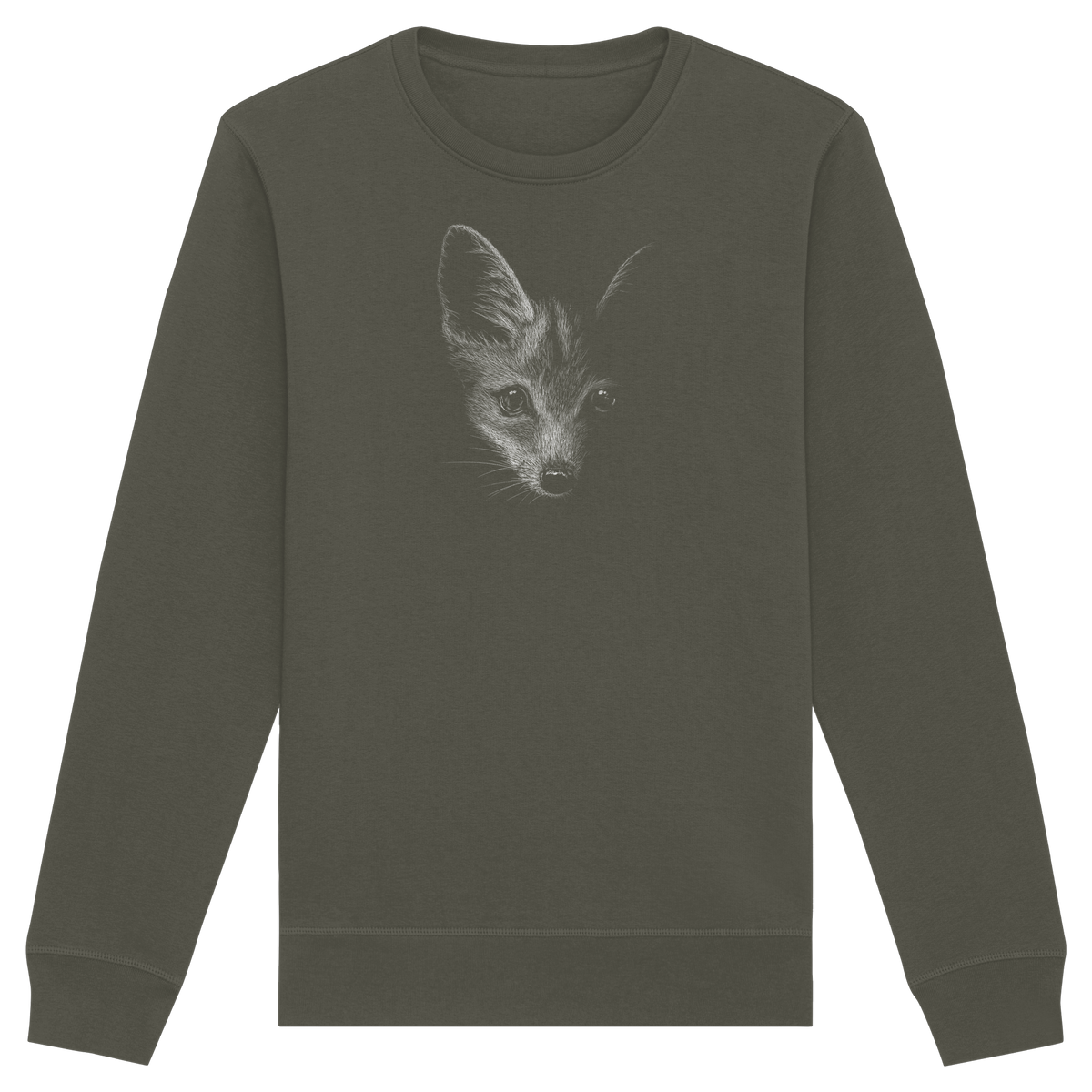 Fuchs Kritzelkunst Illustration - Organic Basic Unisex Sweatshirt