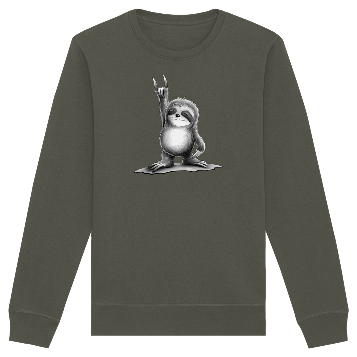 Rock On Party Faultier - Organic Basic Unisex Sweatshirt