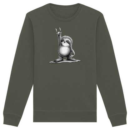 Rock On Party Faultier - Organic Basic Unisex Sweatshirt
