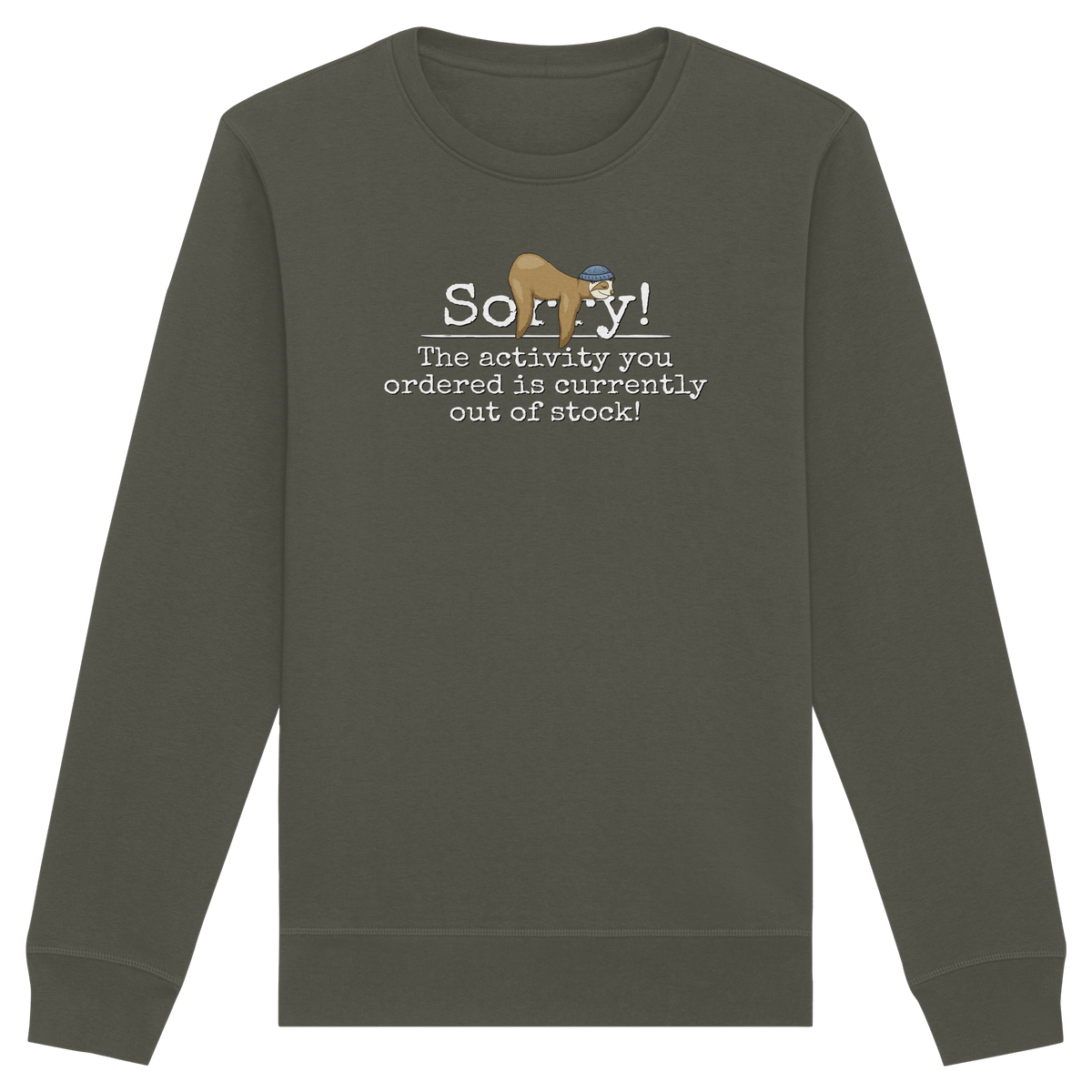 No-Activity Faultier - Organic Basic Unisex Sweatshirt