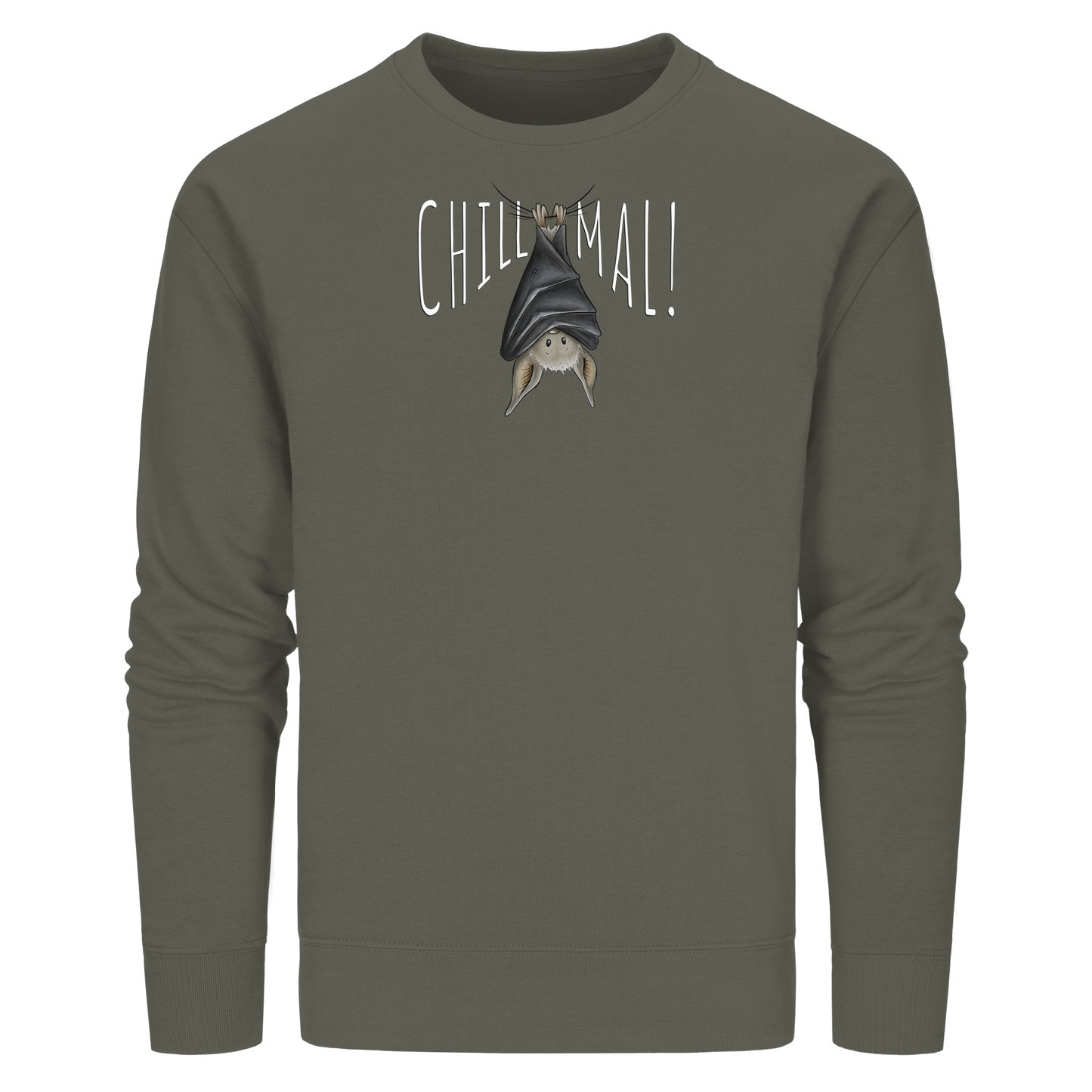 Chill Mal gemütliche Fledermaus - Organic Basic Unisex Sweatshirt