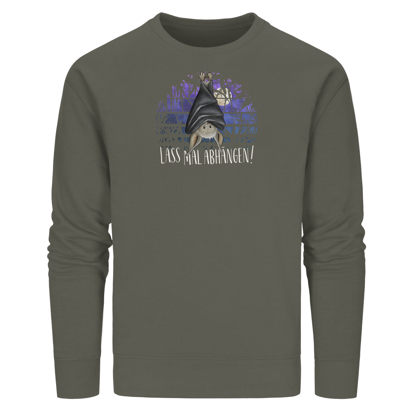 Lass mal abhängen Fledermaus - Organic Basic Unisex Sweatshirt