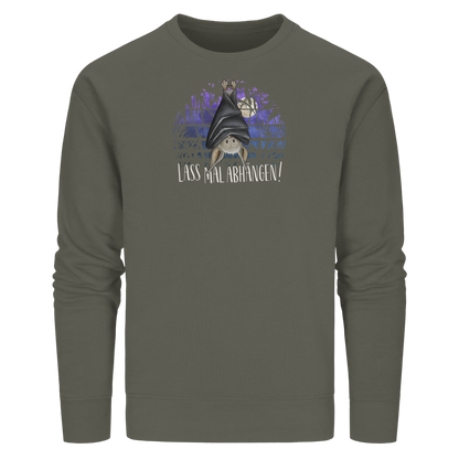 Lass mal abhängen Fledermaus - Organic Basic Unisex Sweatshirt