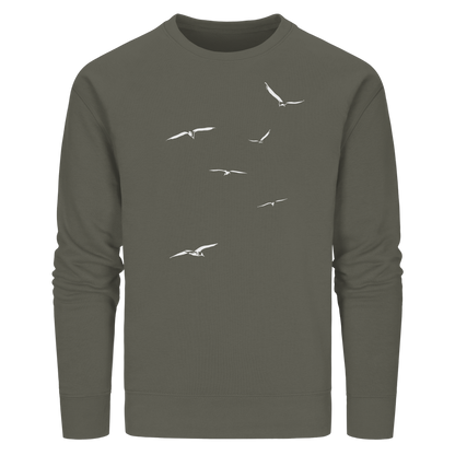 Vogelschwarm – Traum vom Fliegen - Organic Basic Unisex Sweatshirt
