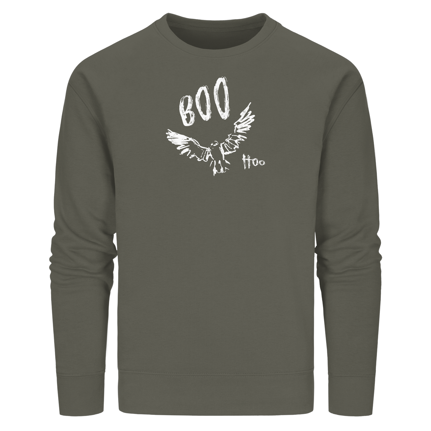 Boo Hoo! Fliegende Eule  - Organic Basic Unisex Sweatshirt