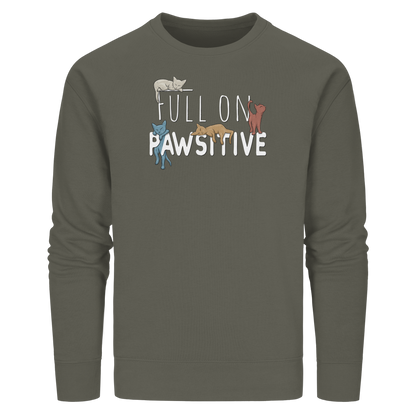 Full On Pawsitive! Gechillte Katzen - Organic Basic Unisex Sweatshirt