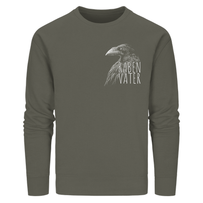 Rabenvater schwarzer Rabe Krähe - Organic Basic Unisex Sweatshirt