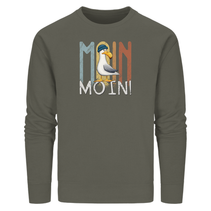 Moin Moin norddeutsche Möwe - Organic Basic Unisex Sweatshirt