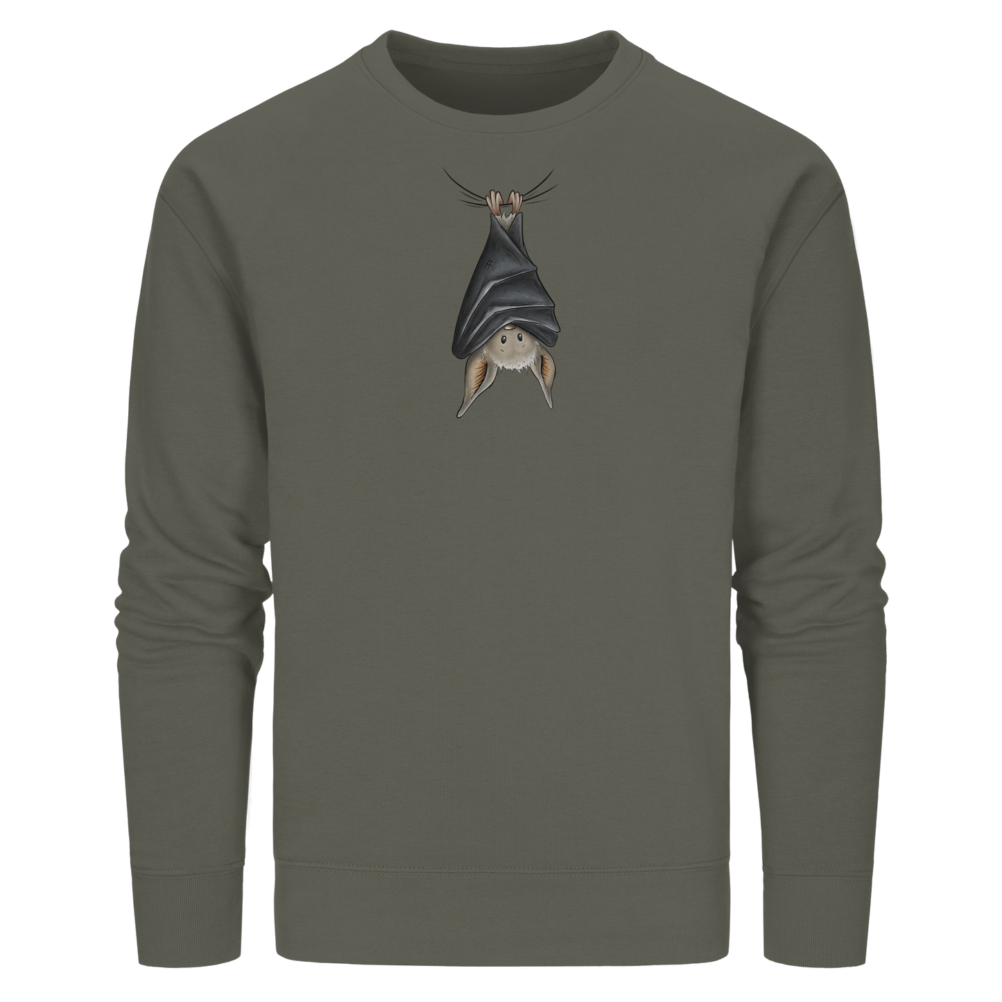 Lustig chillende Fledermaus - Organic Basic Unisex Sweatshirt