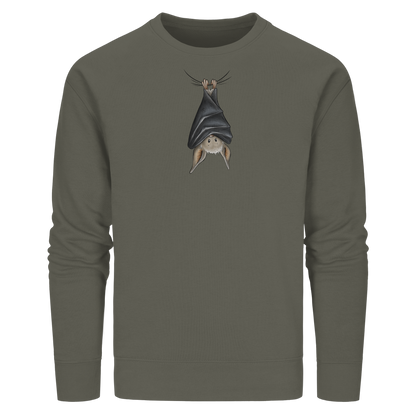Lustig chillende Fledermaus - Organic Basic Unisex Sweatshirt