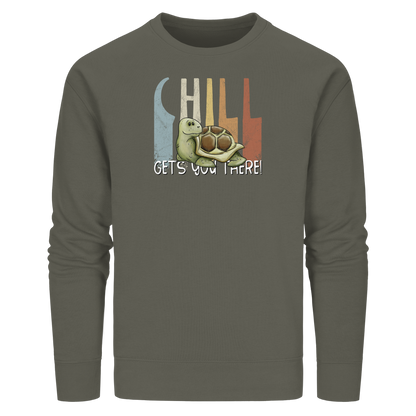 Gechillt gemütliche Schildkröte - Organic Basic Unisex Sweatshirt
