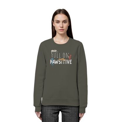 Full On Pawsitive! Gechillte Katzen - Organic Basic Unisex Sweatshirt