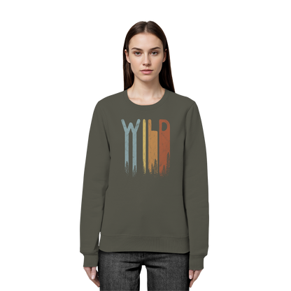 Wild Retro Schriftzug - Organic Basic Unisex Sweatshirt
