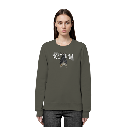100% nachtaktive Fledermaus - Organic Basic Unisex Sweatshirt