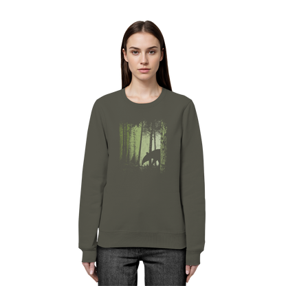 Lässiger Tapir im Zwielicht Wald - Organic Basic Unisex Sweatshirt