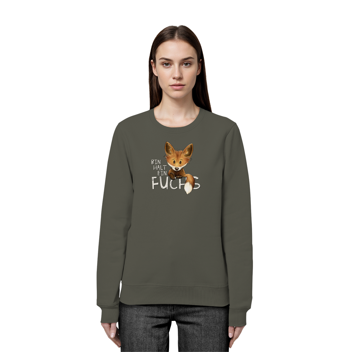 Bin halt ein Fuchs - Organic Basic Unisex Sweatshirt