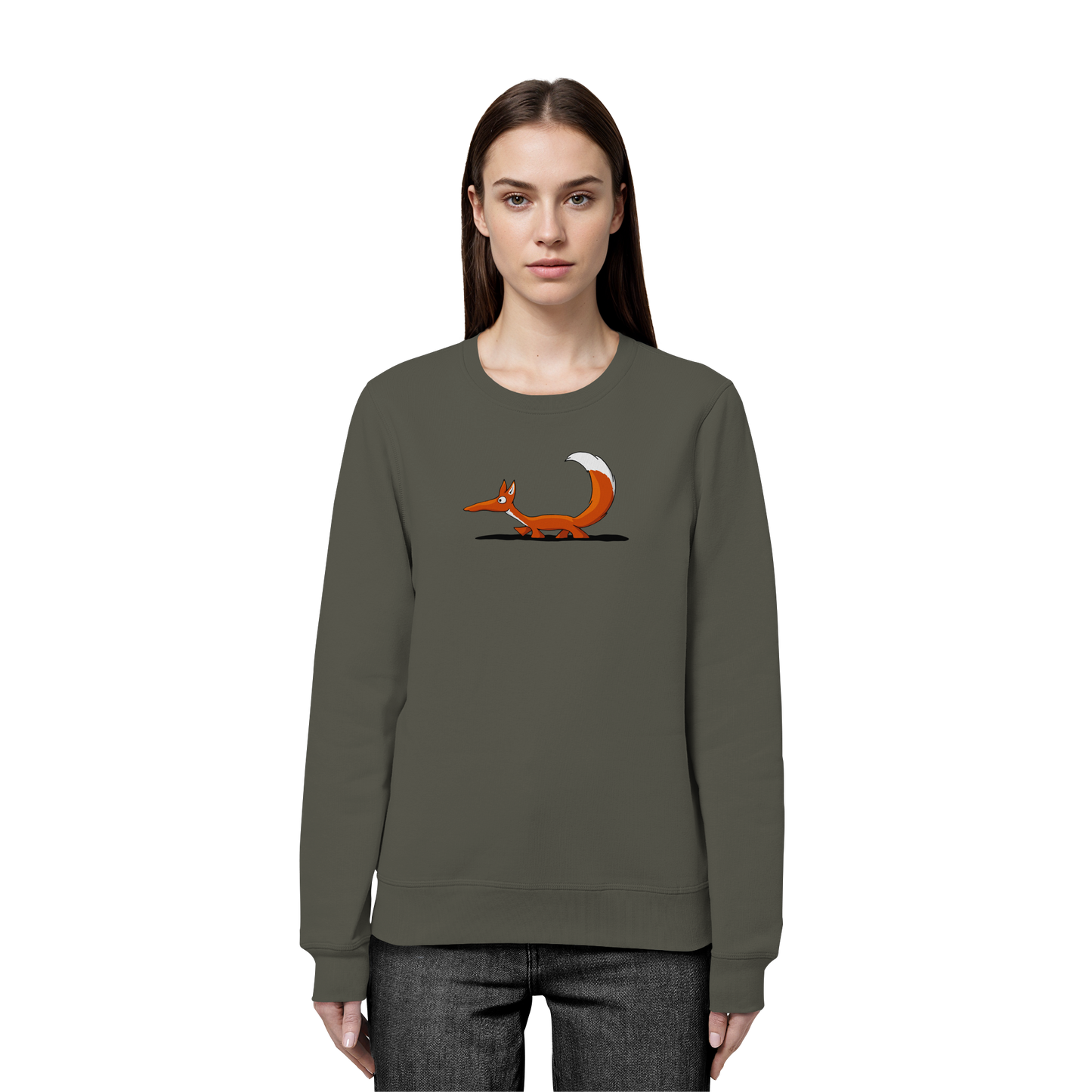 Lässiger cooler Fuchs | Mr. Fox, der Schleicher - Organic Basic Unisex Sweatshirt