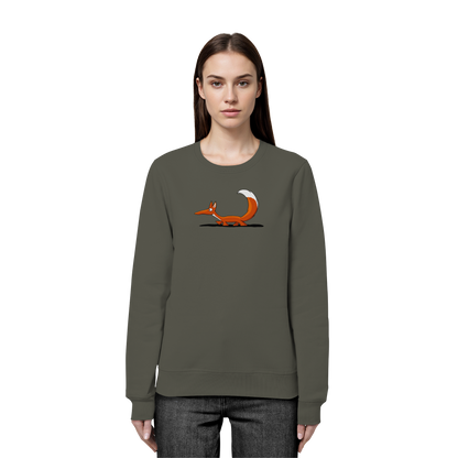 Lässiger cooler Fuchs | Mr. Fox, der Schleicher - Organic Basic Unisex Sweatshirt