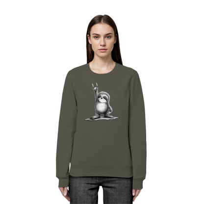 Rock On Party Faultier - Organic Basic Unisex Sweatshirt