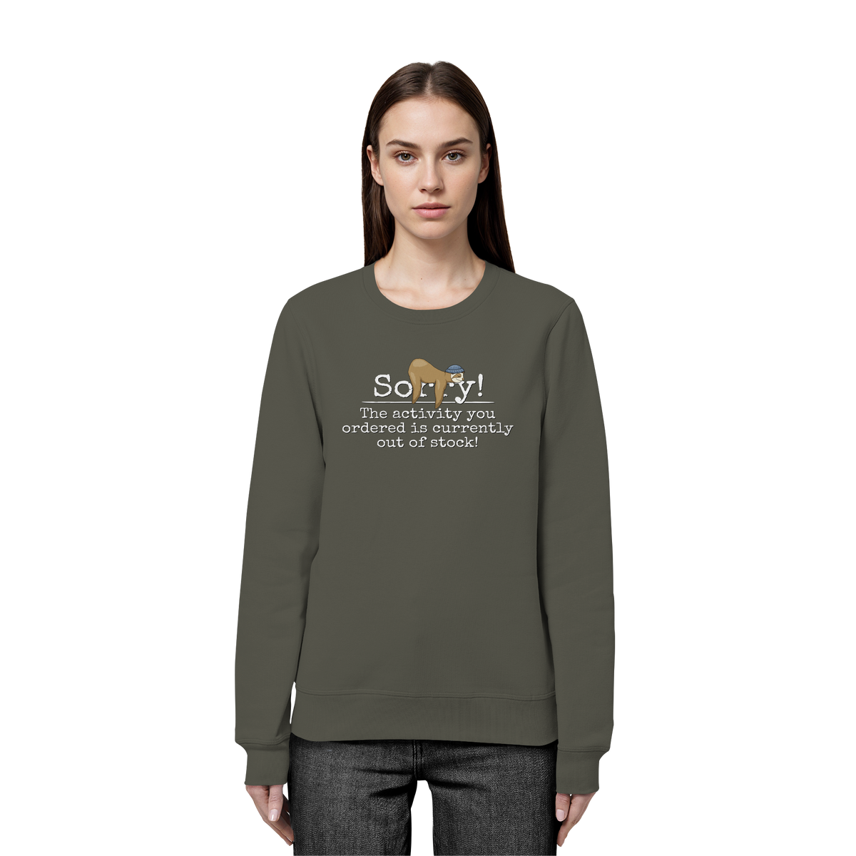 No-Activity Faultier - Organic Basic Unisex Sweatshirt