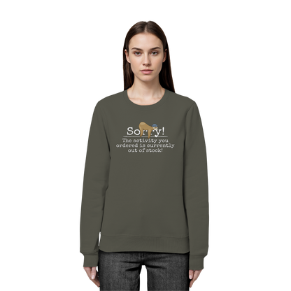 No-Activity Faultier - Organic Basic Unisex Sweatshirt