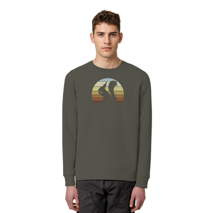 Retro Eichhörnchen Silhouette - Organic Basic Unisex Sweatshirt