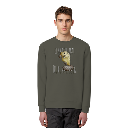 Einfach mal Durchbeissen Biber - Organic Basic Unisex Sweatshirt