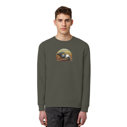 Lässiger Retro Sundown Tapir - Organic Basic Unisex Sweatshirt