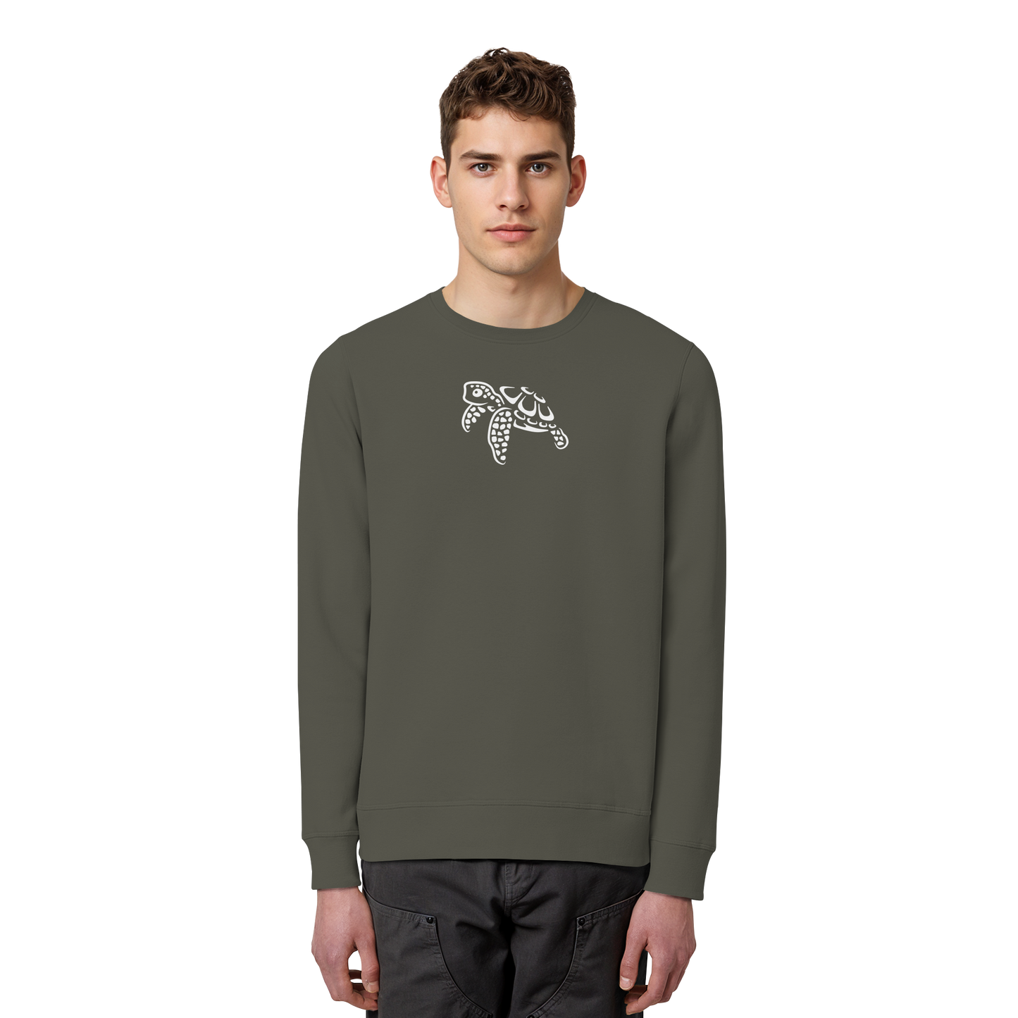 schwimmende Meeres-Schildkröte - Organic Basic Unisex Sweatshirt