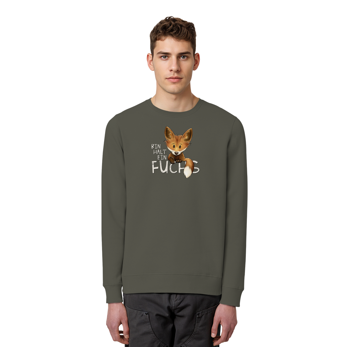 Bin halt ein Fuchs - Organic Basic Unisex Sweatshirt