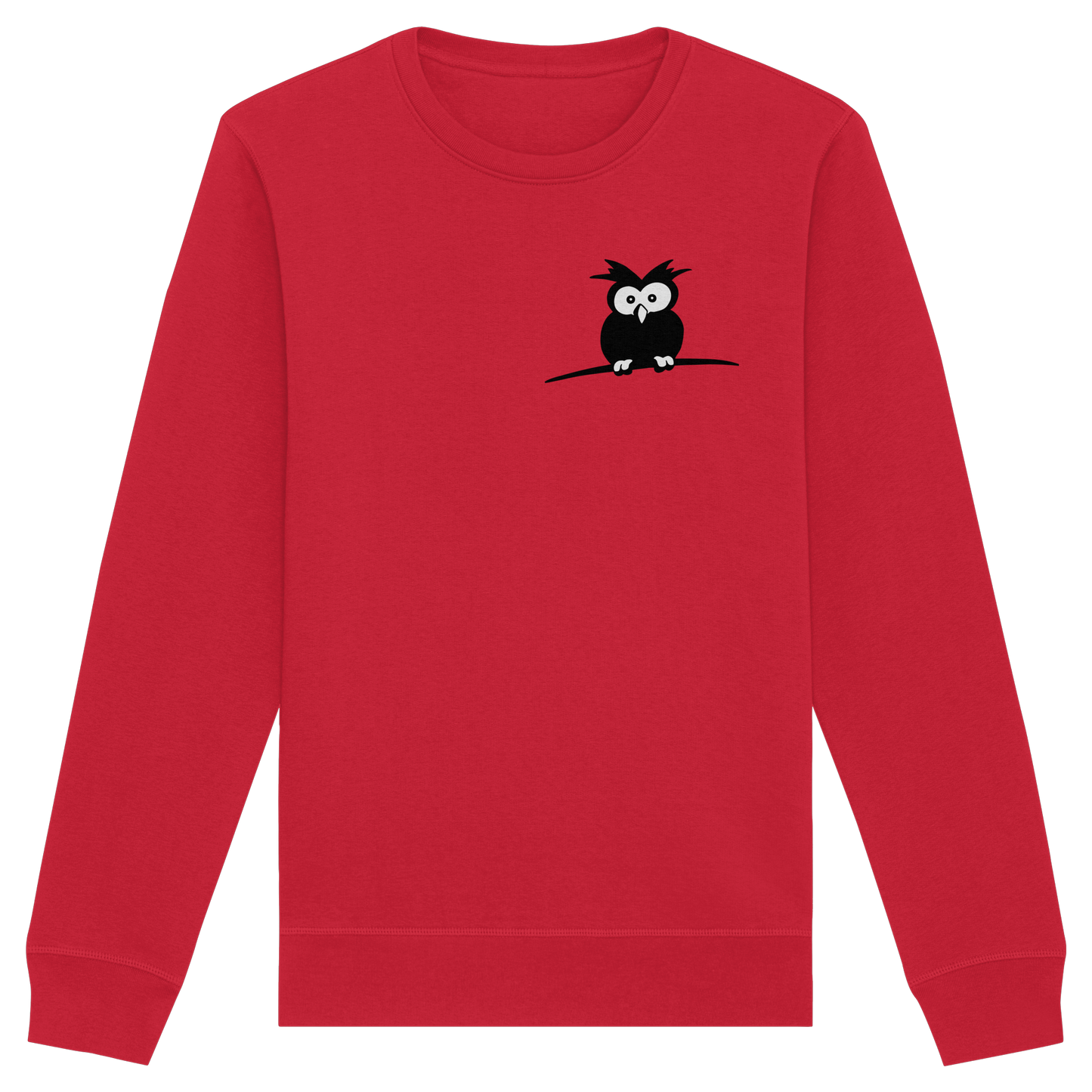 Kleine struppige Eule - Organic Basic Unisex Sweatshirt